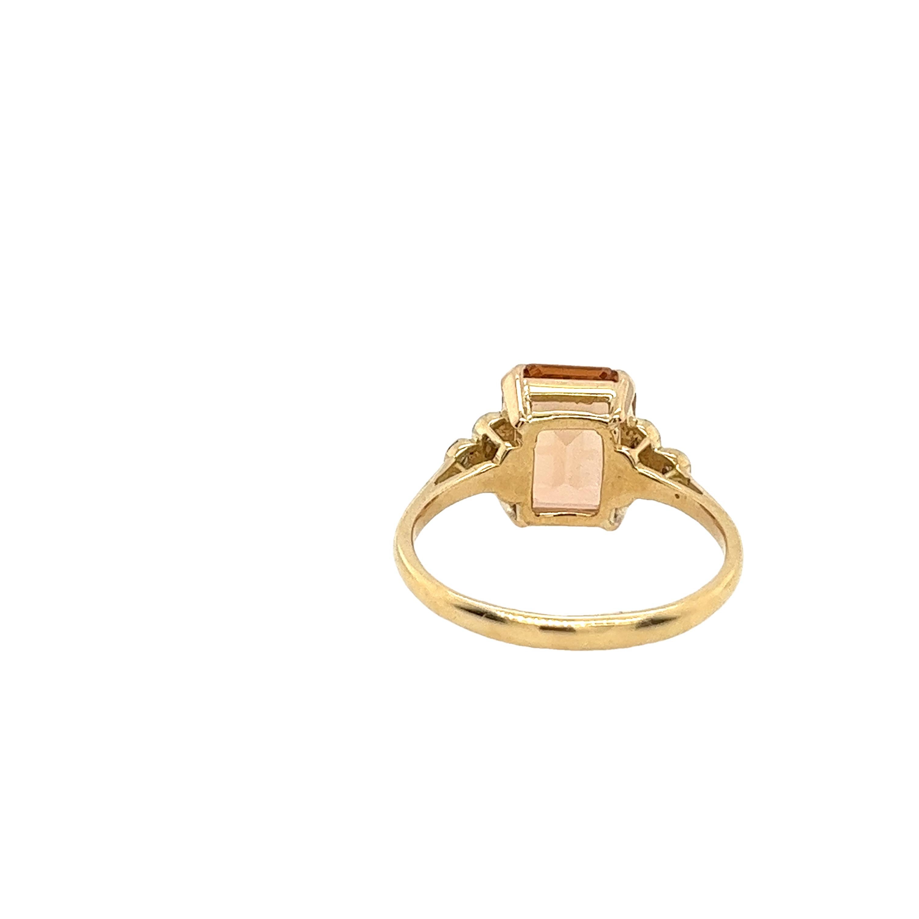 Women's Have one to sell? Sell it yourself 18ct Yellow Gold & Platinum Citrine Ring, Se