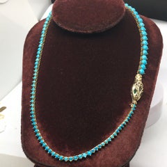 Have one to sell? Sell now 14K Yellow Gold cabochon Turquoise Emerald Graduated