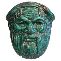  Have one to sell? Sell now CAS Vietri Dionysus Bacchus Wall Mask Plaque Vintage