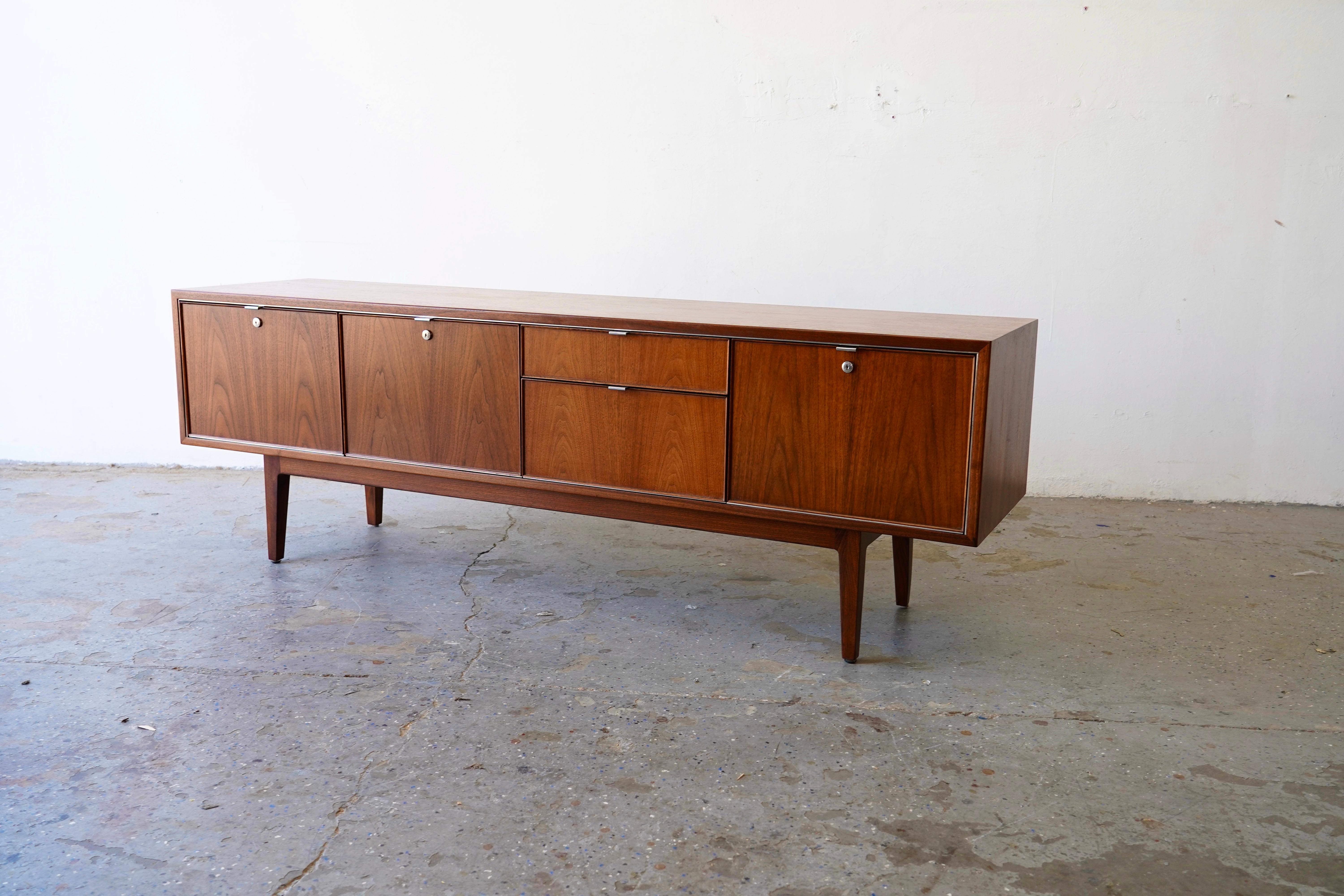 Mid-Century Modern Mid Century Modern Stow Davis low media Credenza