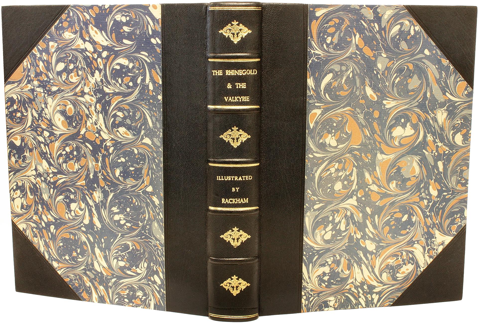 AUTHOR: WAGNER, Richard (Arthur Rackham). 

TITLE: The Rhinegold & The Valkyrie.

PUBLISHER: London: William Heinemann, 1910.

DESCRIPTION: FIRST TRADE EDITION. 1 vol., 10-1/6