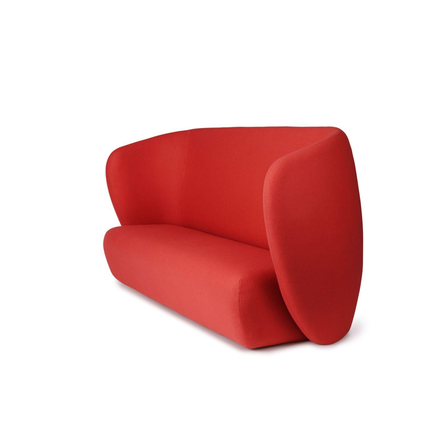 Post-Modern Haven 3 Seater Apple Red by Warm Nordic For Sale