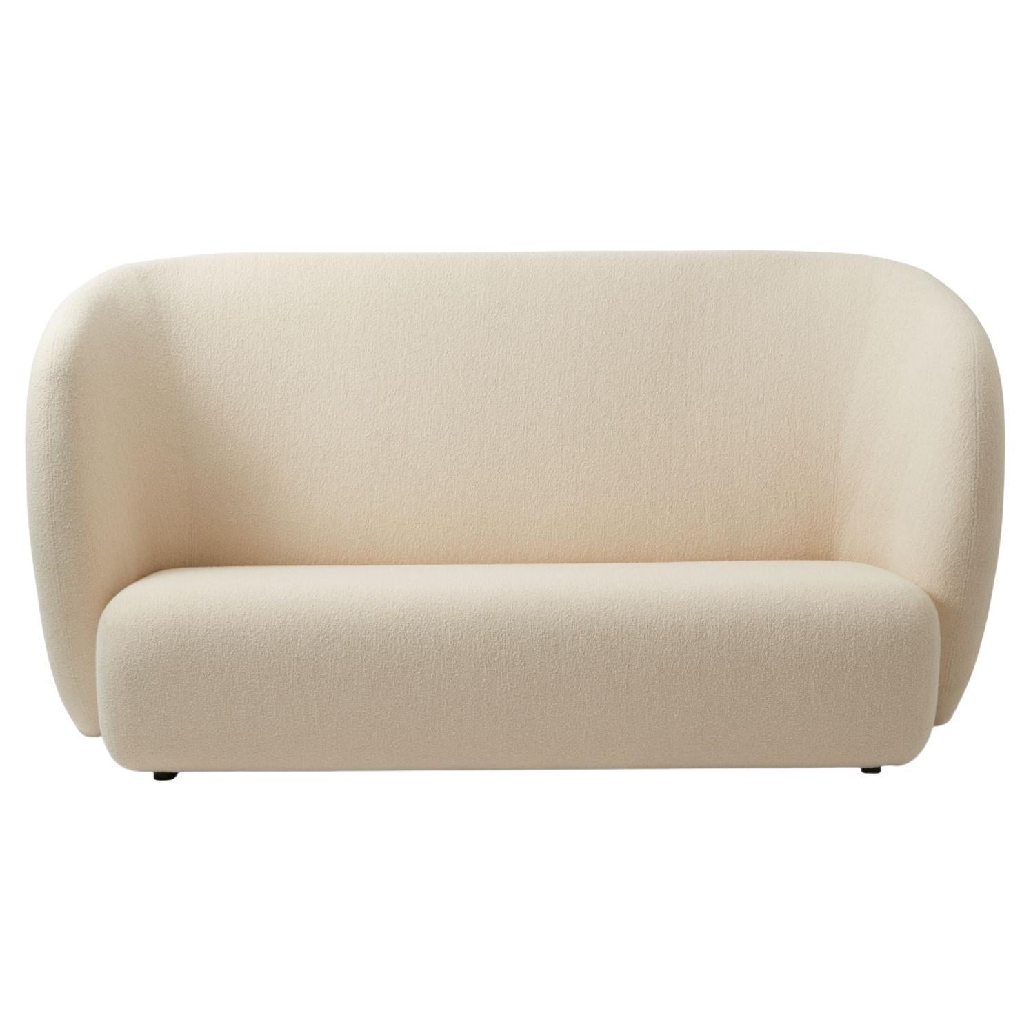 Haven 3 Seater Cream by Warm Nordic For Sale