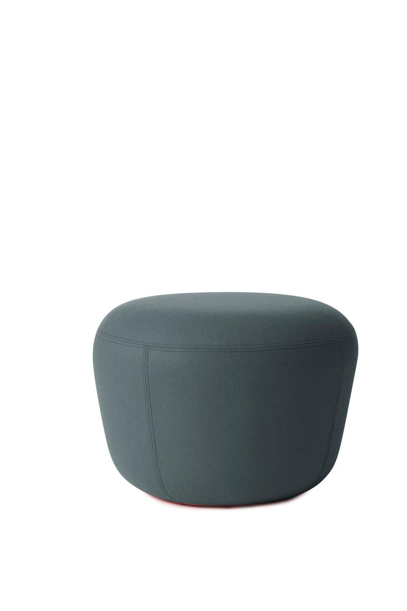 Contemporary Haven Apple Red Pouf by Warm Nordic For Sale