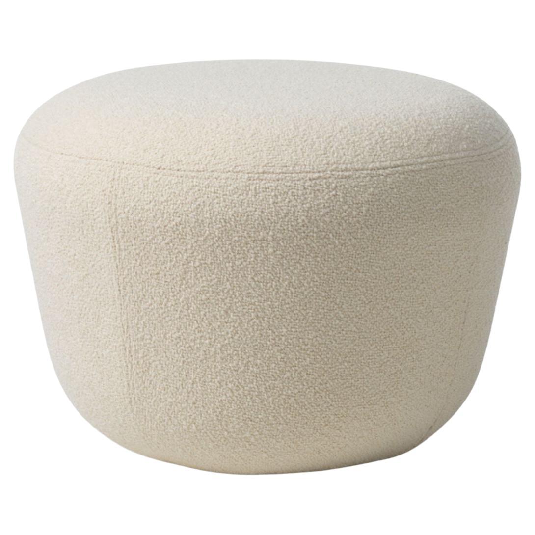 Haven Cream Pouf by Warm Nordic For Sale