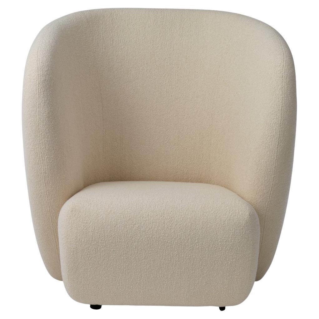 Haven Lounge Chair Cream by Warm Nordic For Sale