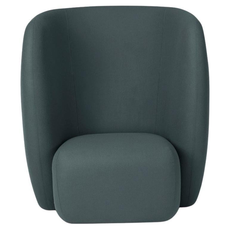 Haven Lounge Chair Petrol by Warm Nordic For Sale
