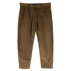 HAVEN Size L Brown Corduroy Cotton Zip Fly Casual Pants