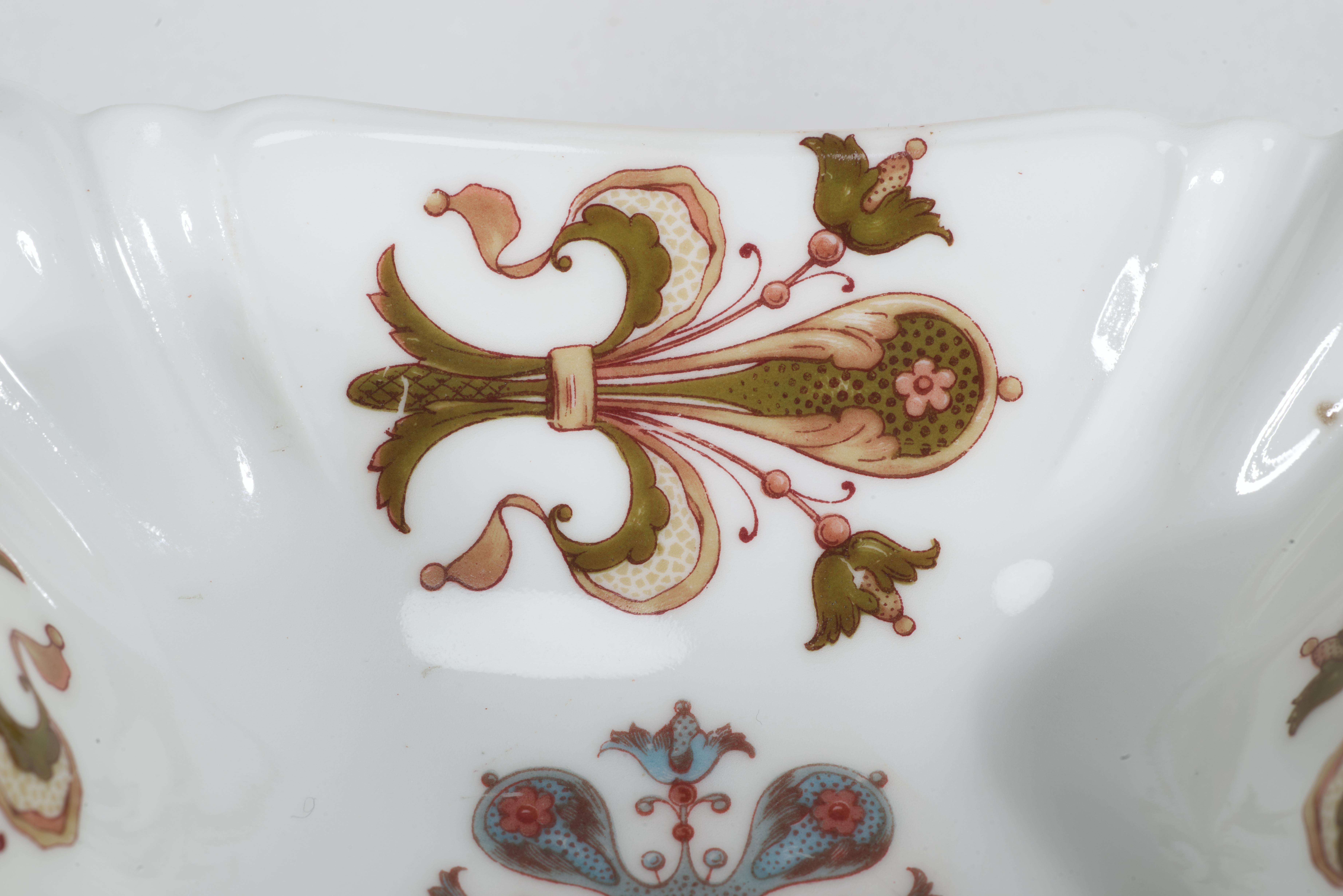 Haviland Limoges 2 Rectangular Serving Porcelain Bowls with Handles, 1876-1889 For Sale 8