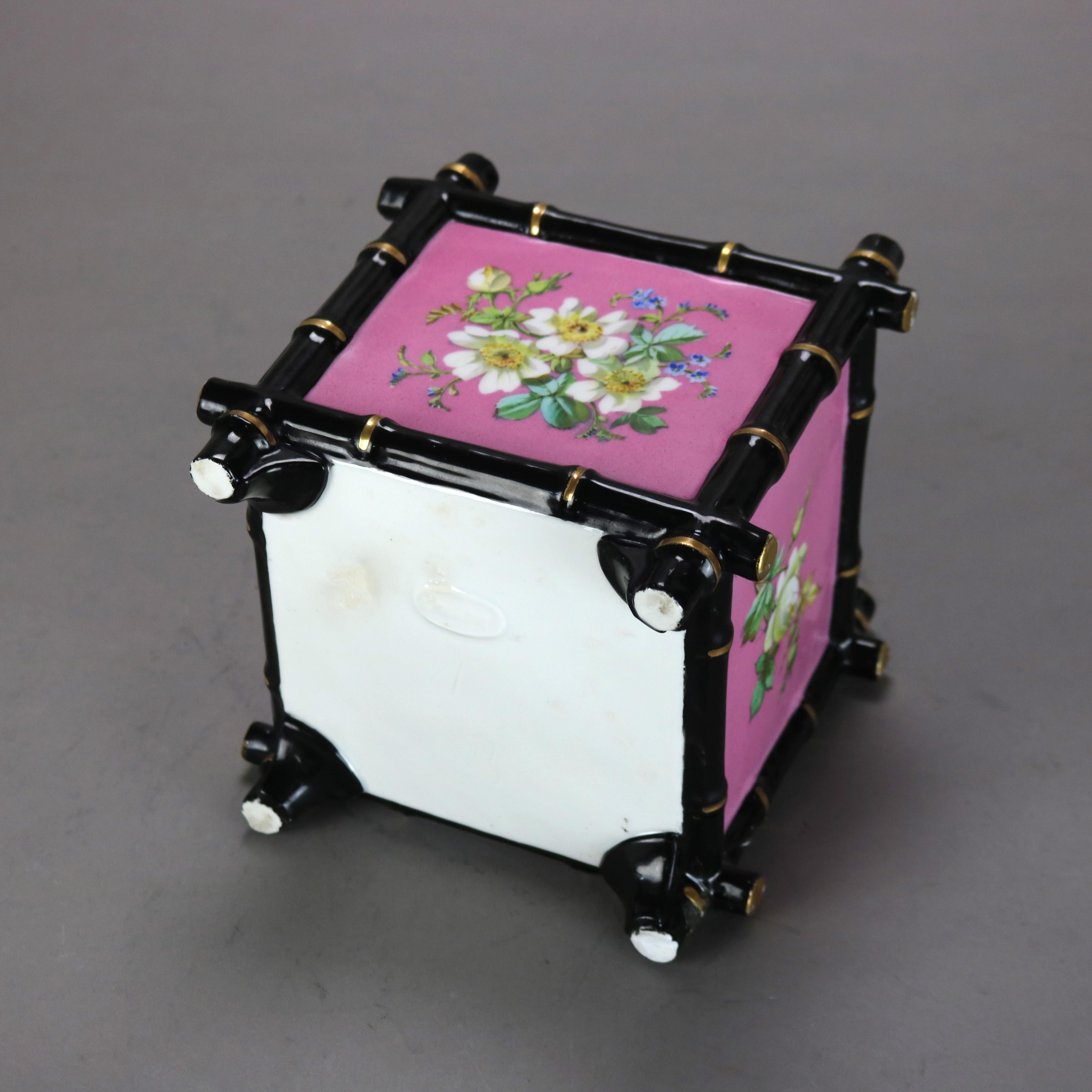 Haviland Limoges Aesthetic Movement Porcelain Planter C1890 1