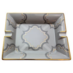 HAVILAND Limoges Portacenere per sigari con design a mosaico