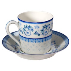 Haviland Limoges Demitasse Cup and Saucer, Corolle Pattern, 1958-1967