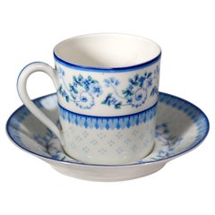 Haviland Limoges Demitasse Cup and Saucer, Corolle Pattern, 1958-1967
