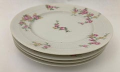 Set di 4 piatti da portata in porcellana Haviland Limoges Floral