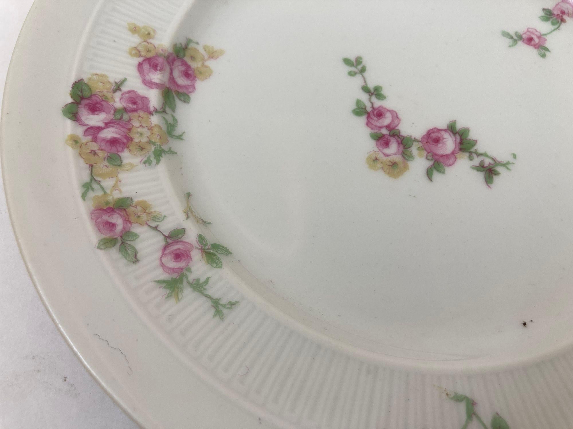 Haviland Limoges Set de 4 platos florales de porcelana en Bueno estado para la venta en North Hollywood, CA