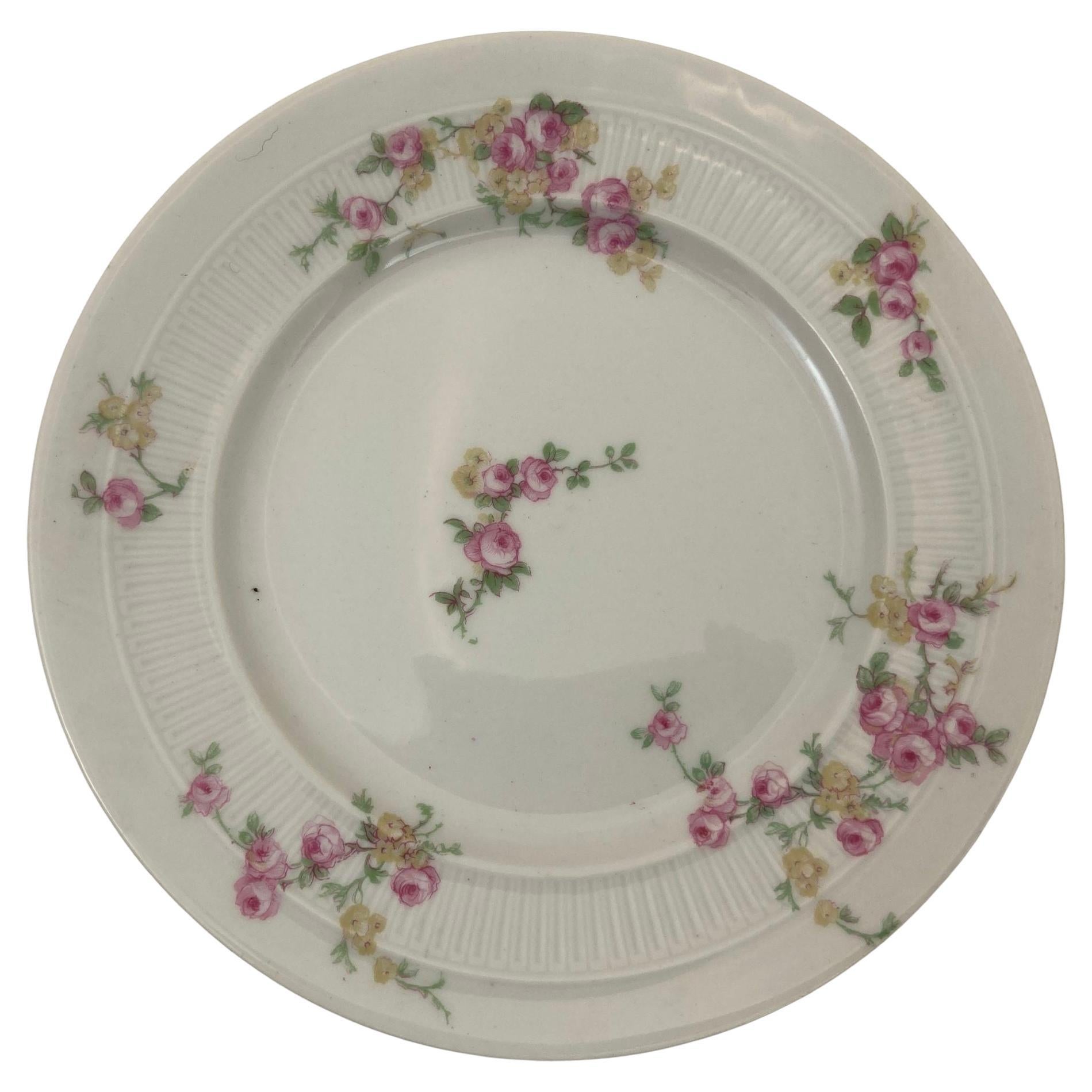 Set di 4 piatti da portata in porcellana Haviland Limoges Floral