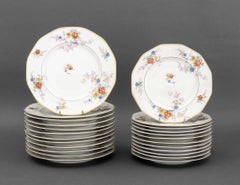 Haviland Limoges "Jewel" Dinner Service, 82 pieces