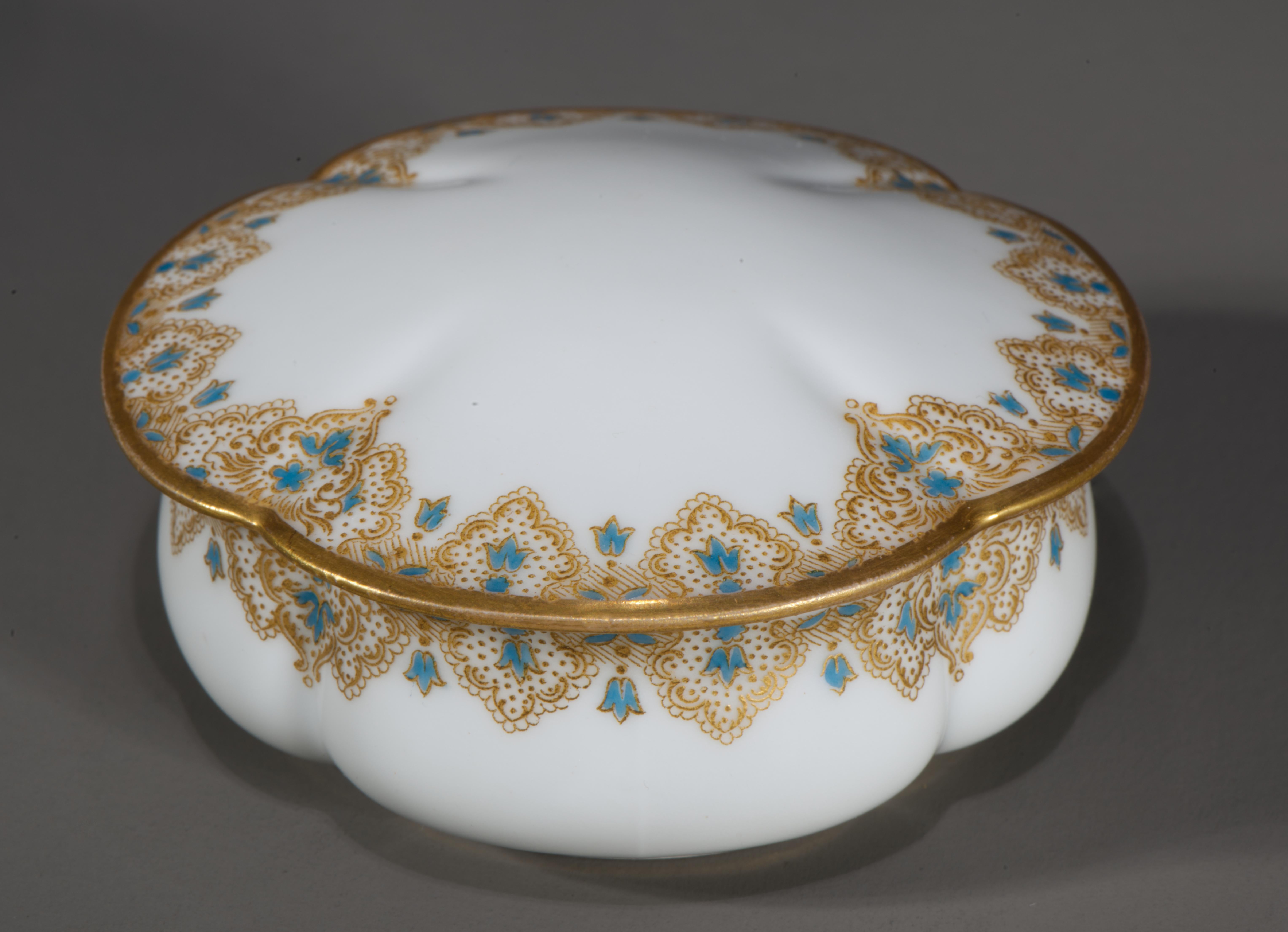 Haviland Limoges Porcelain 3 Dresser Boxes for Bailey, Banks & Biddle, 1888-1894 For Sale 4