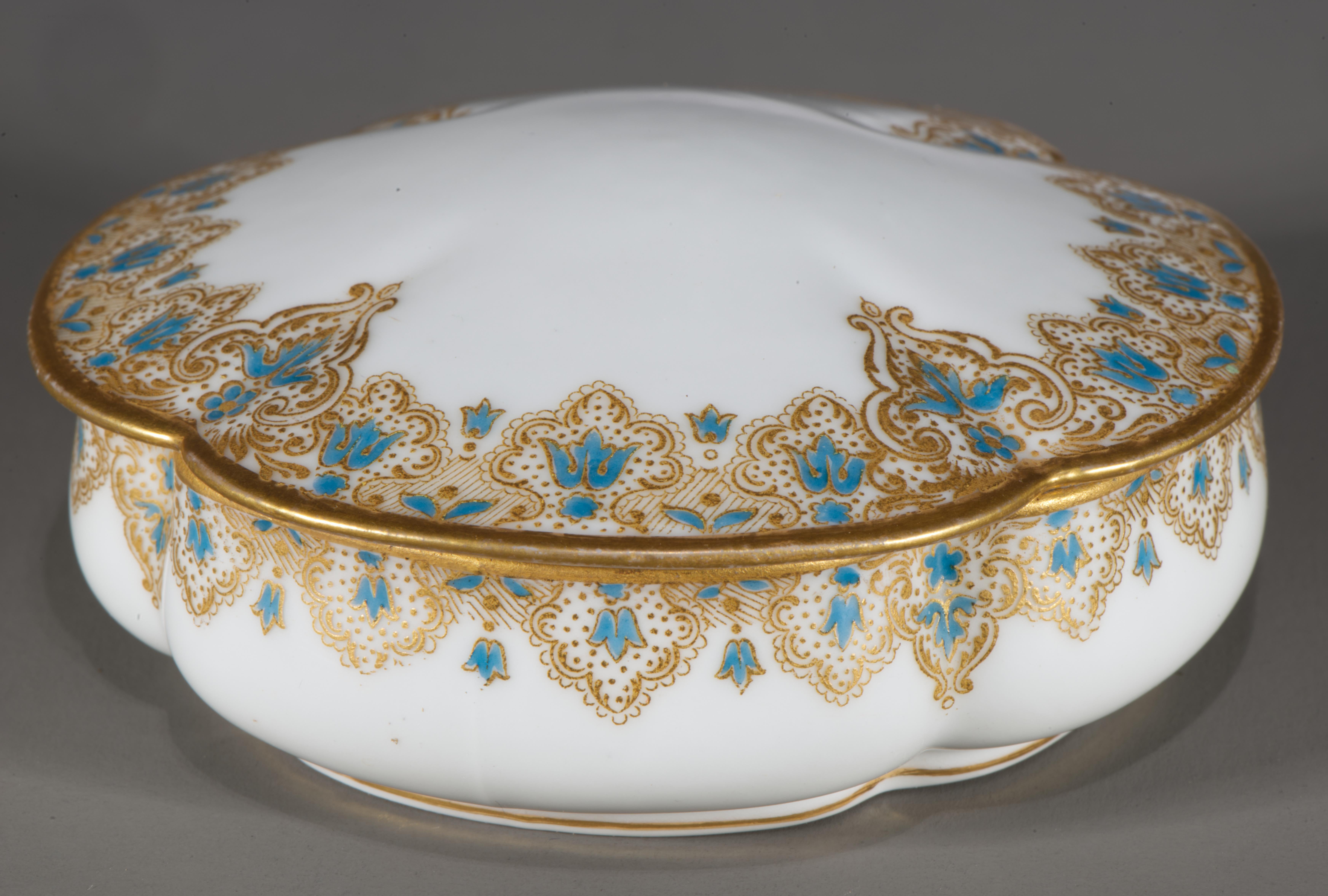 Haviland Limoges Porcelain 3 Dresser Boxes for Bailey, Banks & Biddle, 1888-1894 For Sale 8
