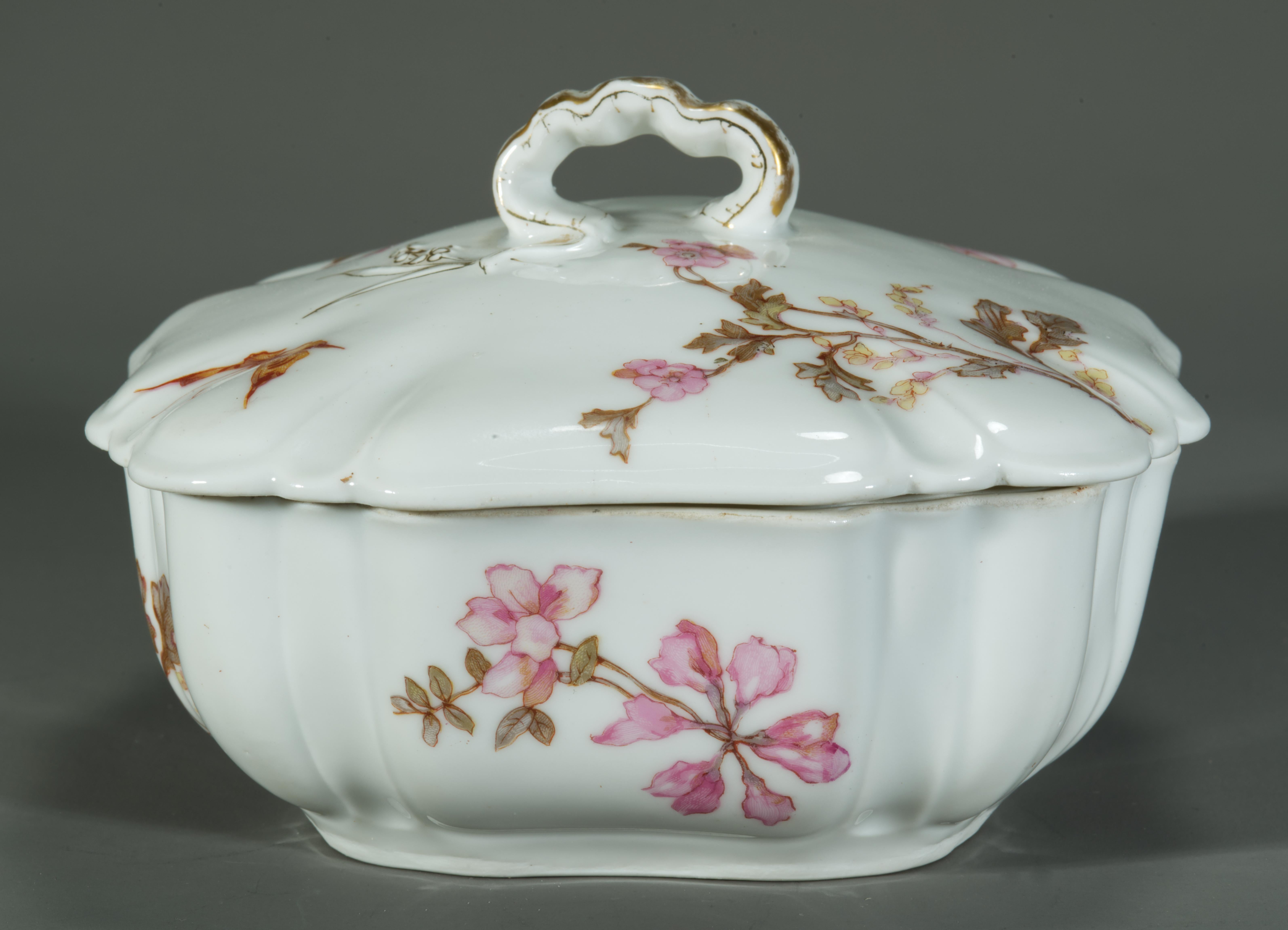 Scatola e coperchio in porcellana Haviland Limoges, 1876-1889 in vendita 1