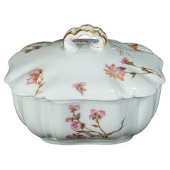 Scatola e coperchio in porcellana Haviland Limoges, 1876-1889