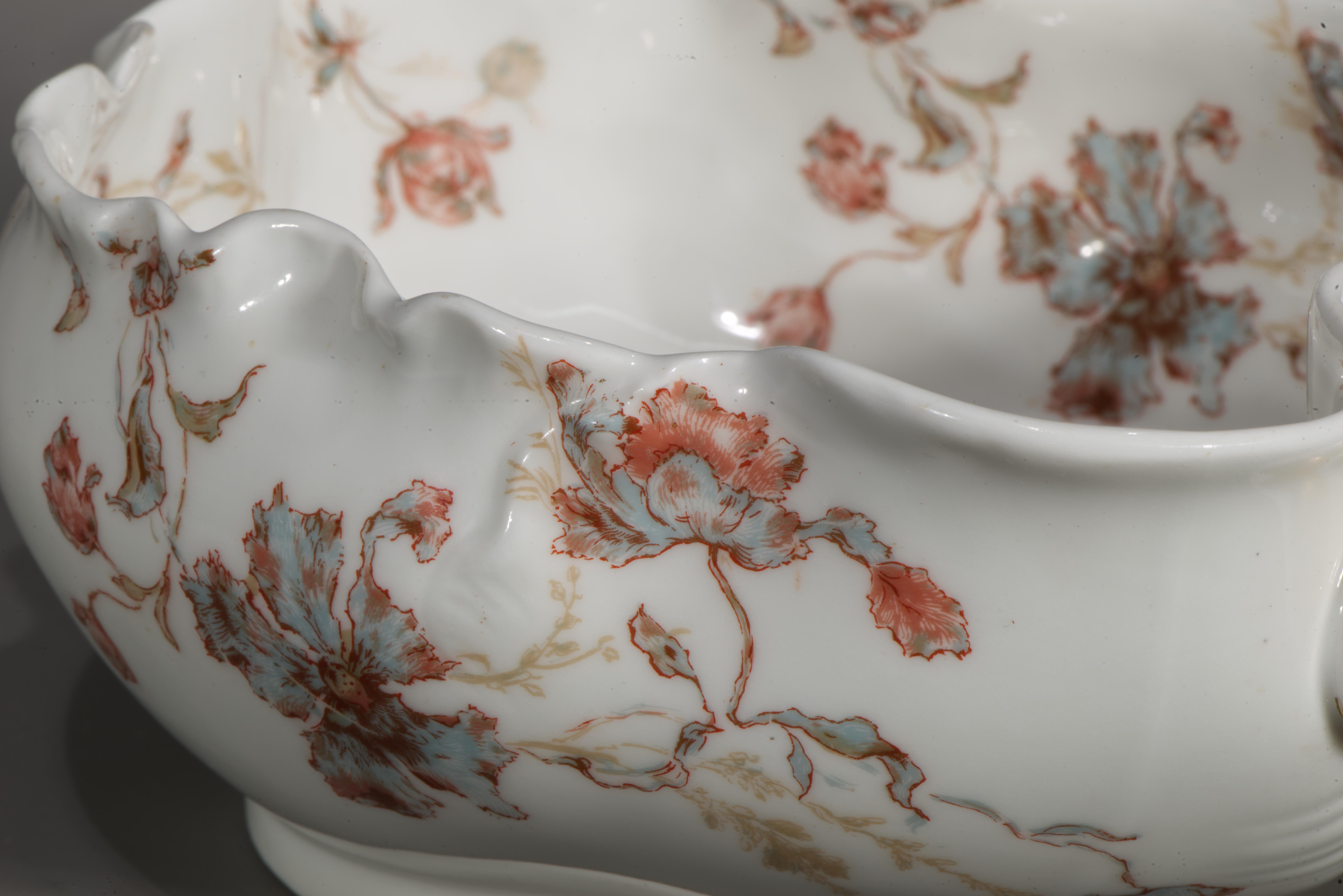 Cuenco Marsella de porcelana Haviland Limoges para T.M. James e Hijos Kansas City Hecho a mano en venta