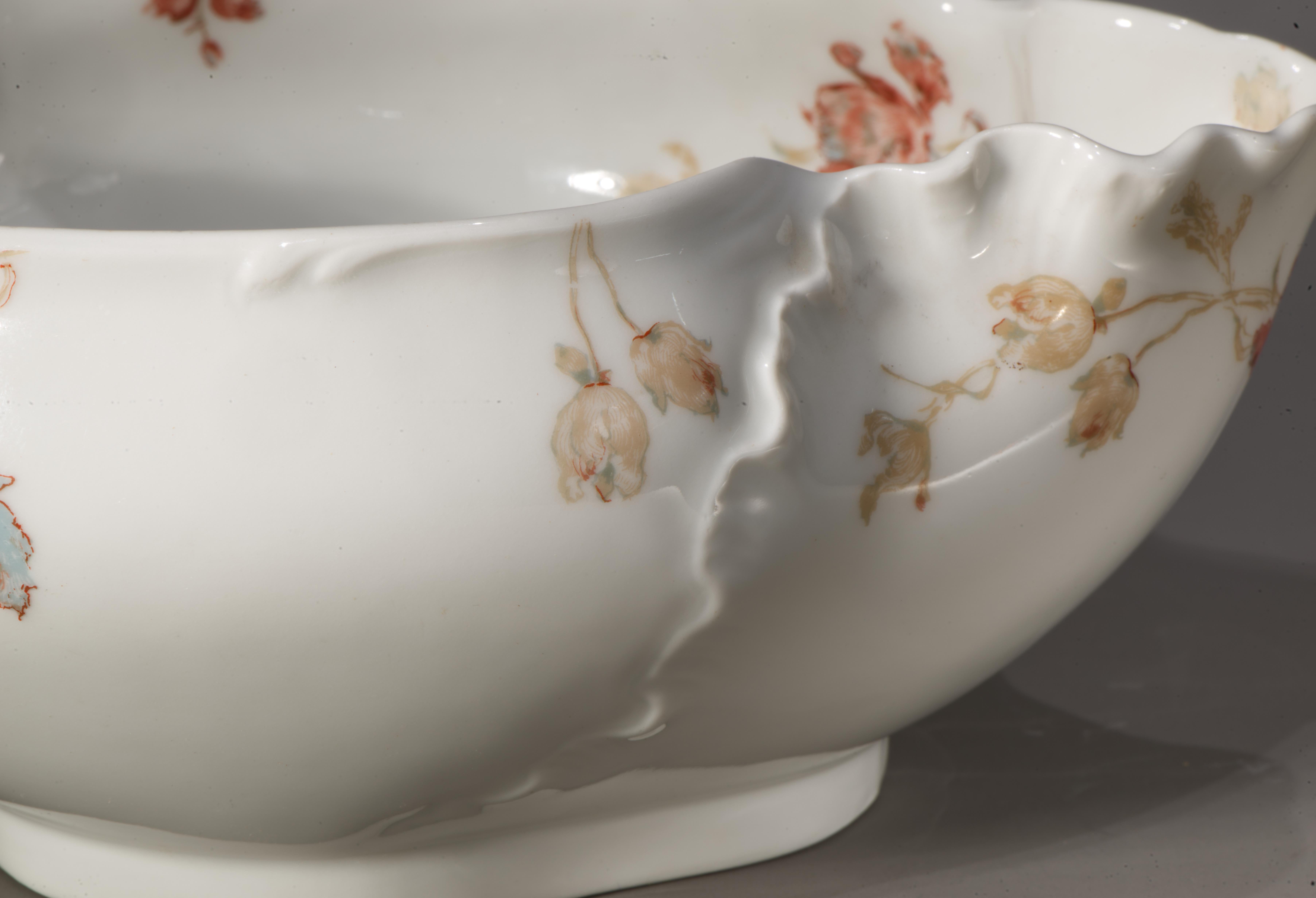 Cuenco Marsella de porcelana Haviland Limoges para T.M. James e Hijos Kansas City Oro en venta