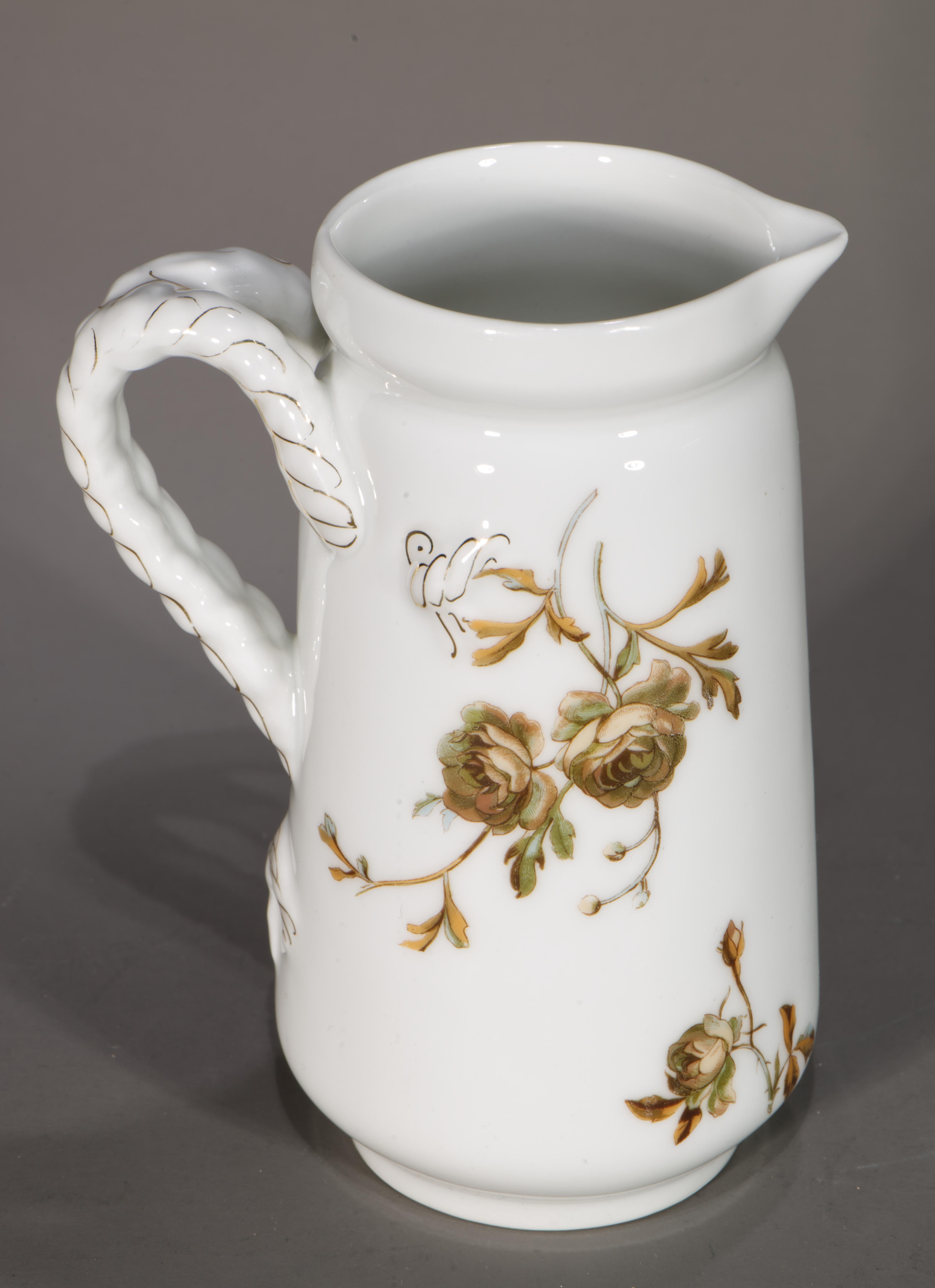 Français Pichet à sucre et à crème ou à sirop en porcelaine de Limoges Haviland, Old Blackberry 1889 en vente