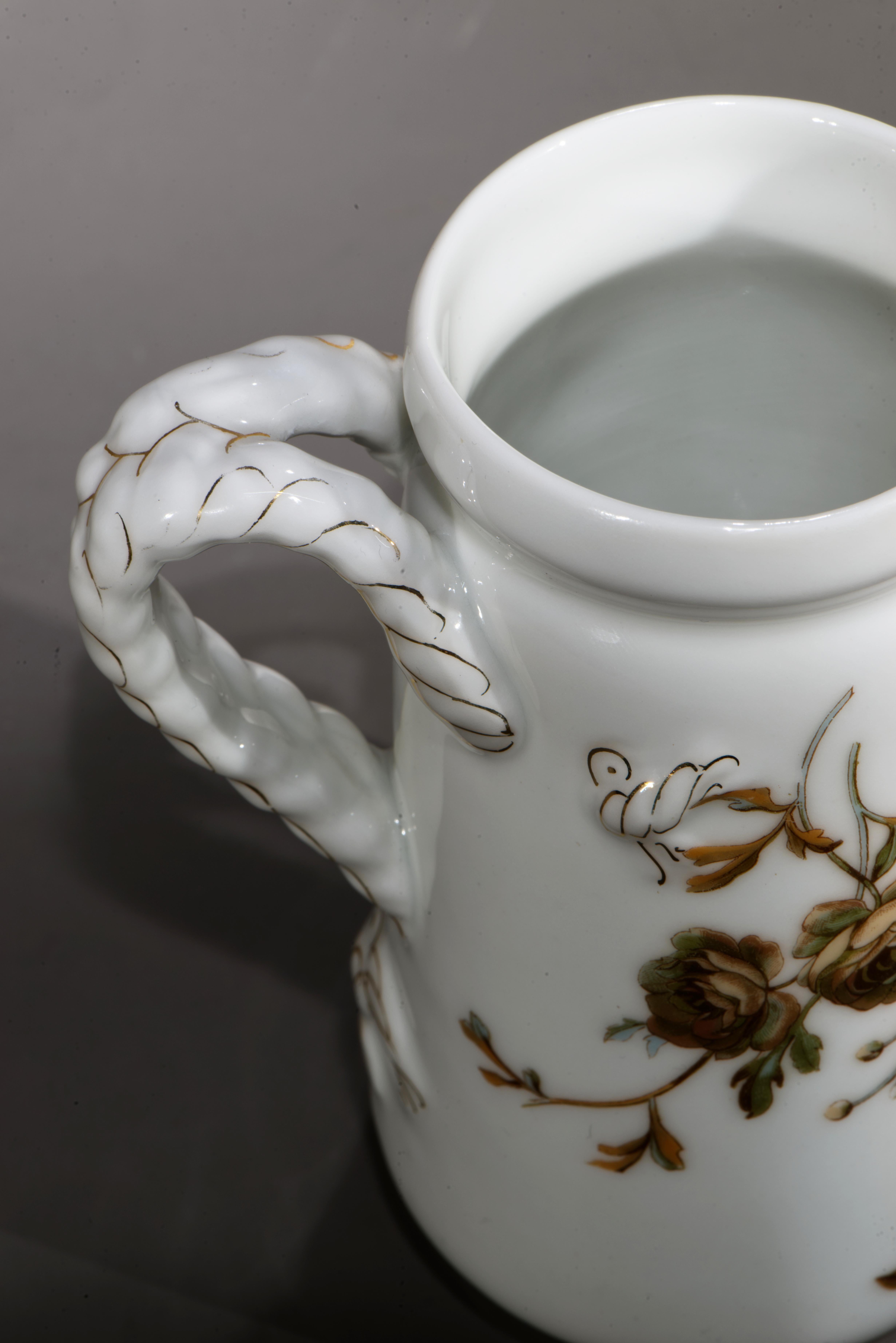 Or Pichet à sucre et à crème ou à sirop en porcelaine de Limoges Haviland, Old Blackberry 1889 en vente