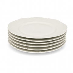 Haviland Limoges Ranson White Porcelain Bread and Butter Plates Set