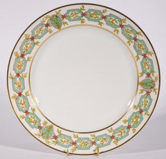 Haviland Limoges Set of 10 Porcelain Dinner Plates Garlands Decor, 1894-1931