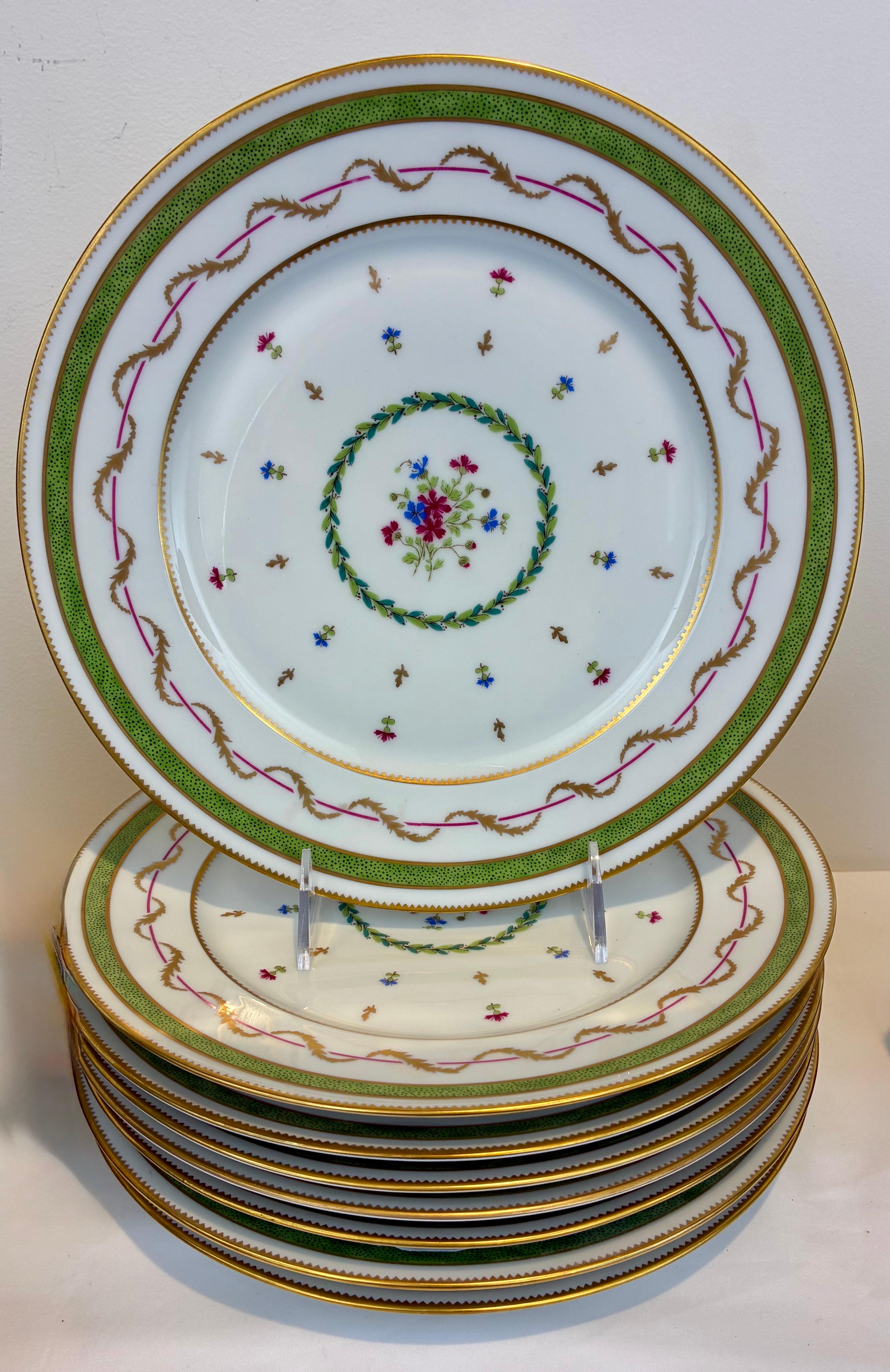 Haviland Limoges Vieux Paris Porcelain service for Eight (Französisch) im Angebot