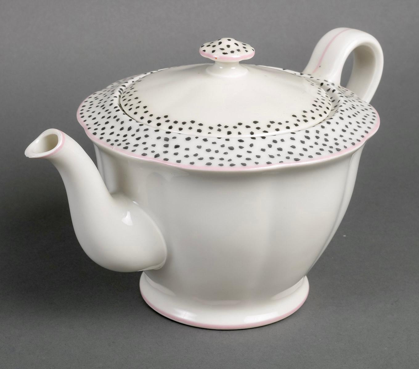 Haviland & Suzanne Lalique Coffee Set Limoges Porcelain For Sale 5