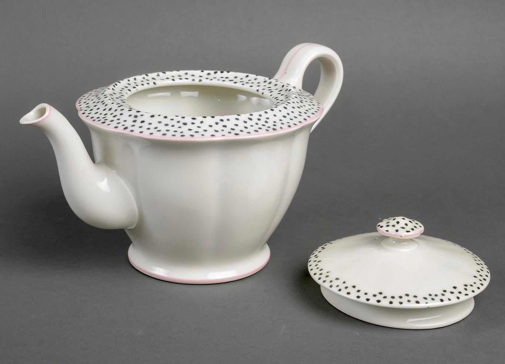 Juego de café Haviland & Suzanne Lalique Porcelana de Limoges 6