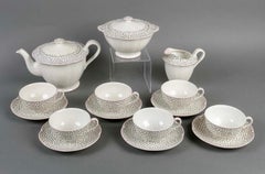 Haviland & Suzanne Lalique Coffee Set Limoges Porcelain