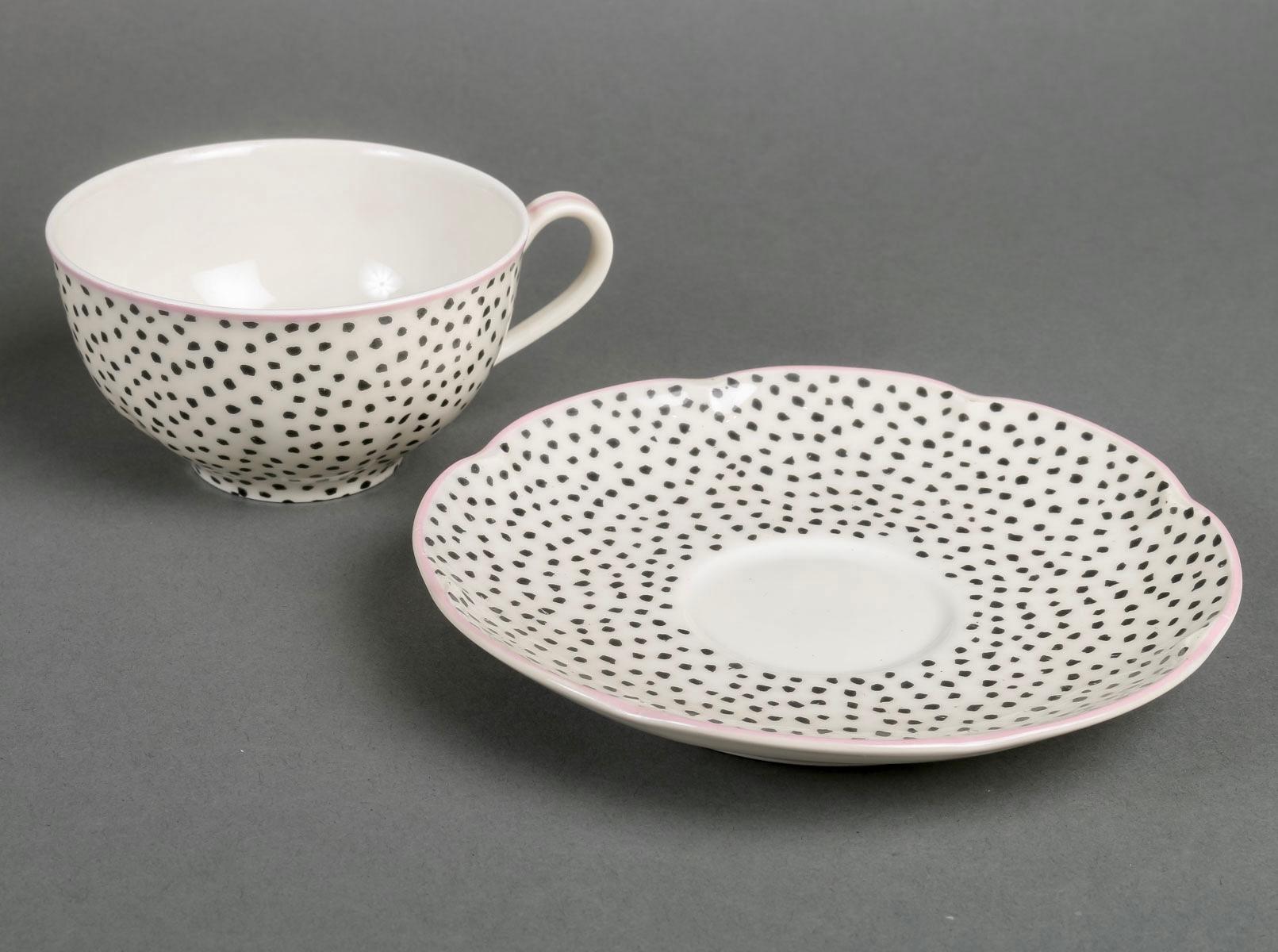 Haviland & Suzanne Lalique Coffee Set Limoges Porcelain For Sale 1