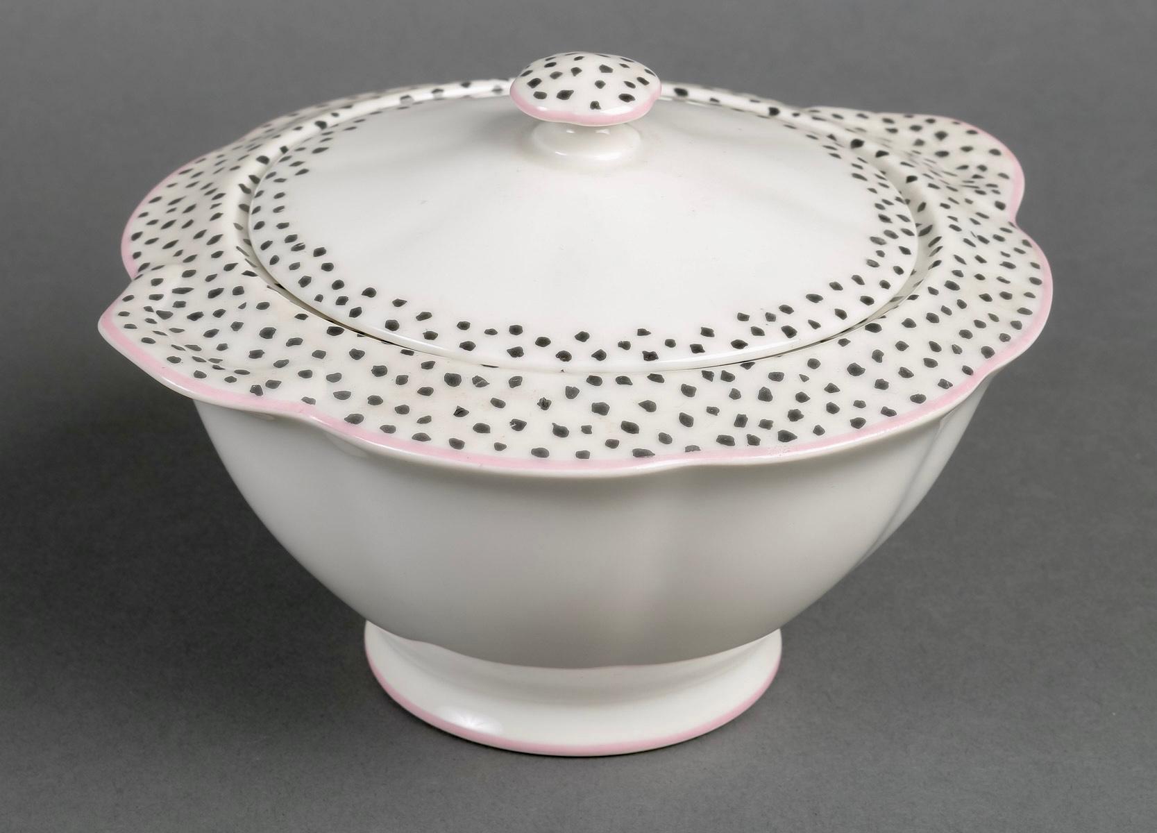 Haviland & Suzanne Lalique Coffee Set Limoges Porcelain For Sale 3