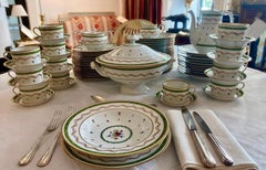 Haviland Vieux Paris Limoges Porcelain 76 Piece Dinner Set