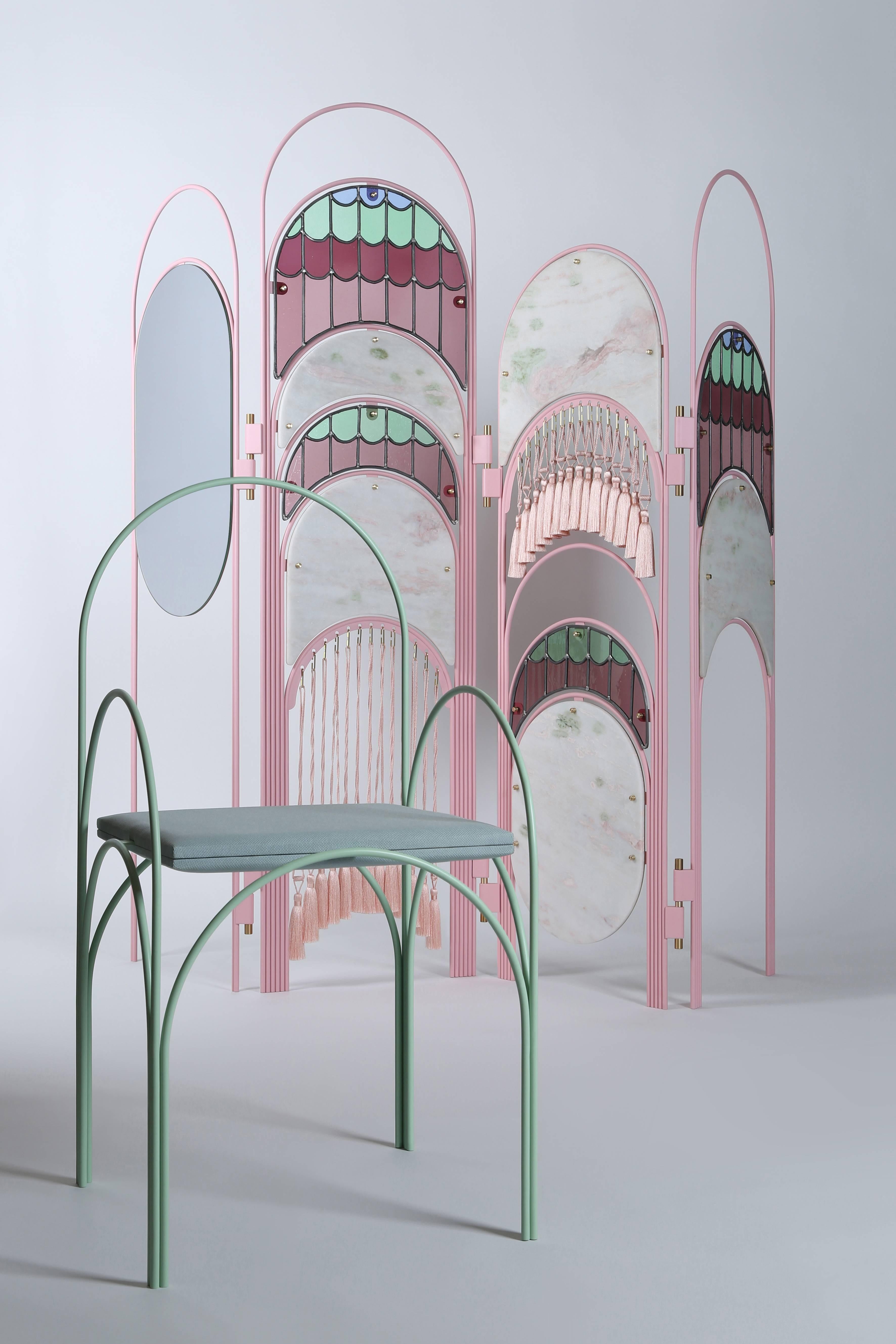 Hawa Beirut, a collection of very light or airy furniture inspired from the Lebanese architecture and specifically the arches that are a trade mark in our cultural heritage. Hawa in Arabic language means a light summer breeze or even a deep love, a
