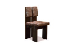 Hawaii Chair in Carbonized Brazilian Pine Wood