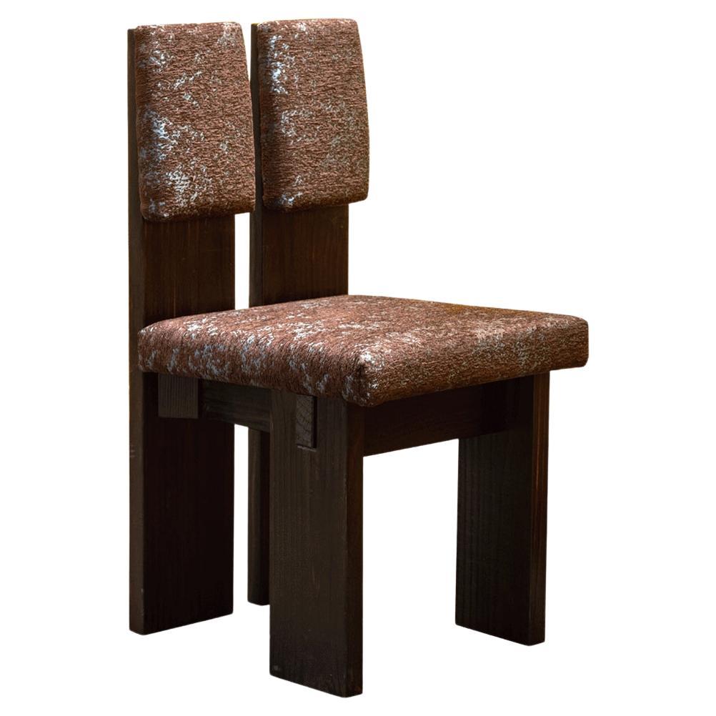 Hawaii Chair in Carbonized Brazilian Pine Wood