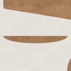 Tappeto Tapis Rouge Hawaii Morning, Beige Geometrico annodato a mano in misto seta