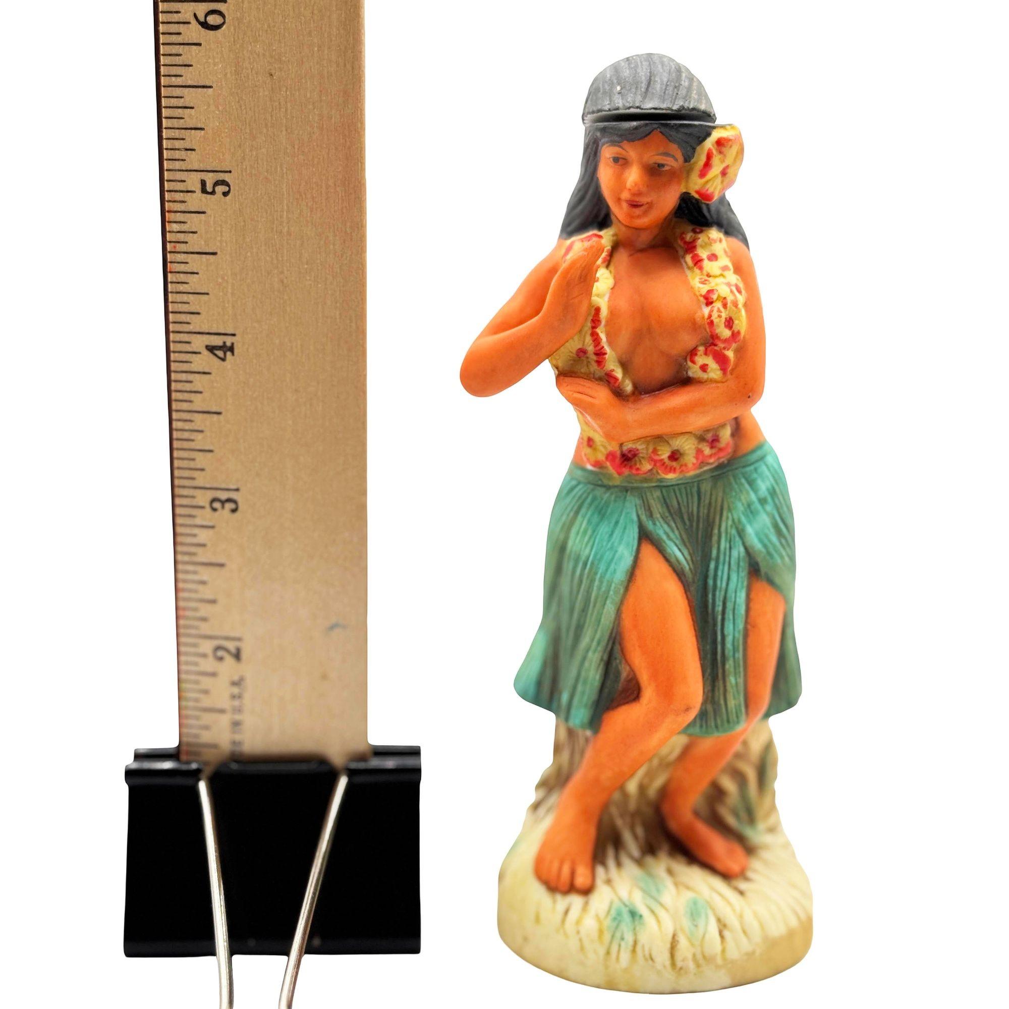 Hawaiian Distilleries Keramik Hula Girl Tänzerin Rum Dekanter Flasche 1976 im Angebot 2