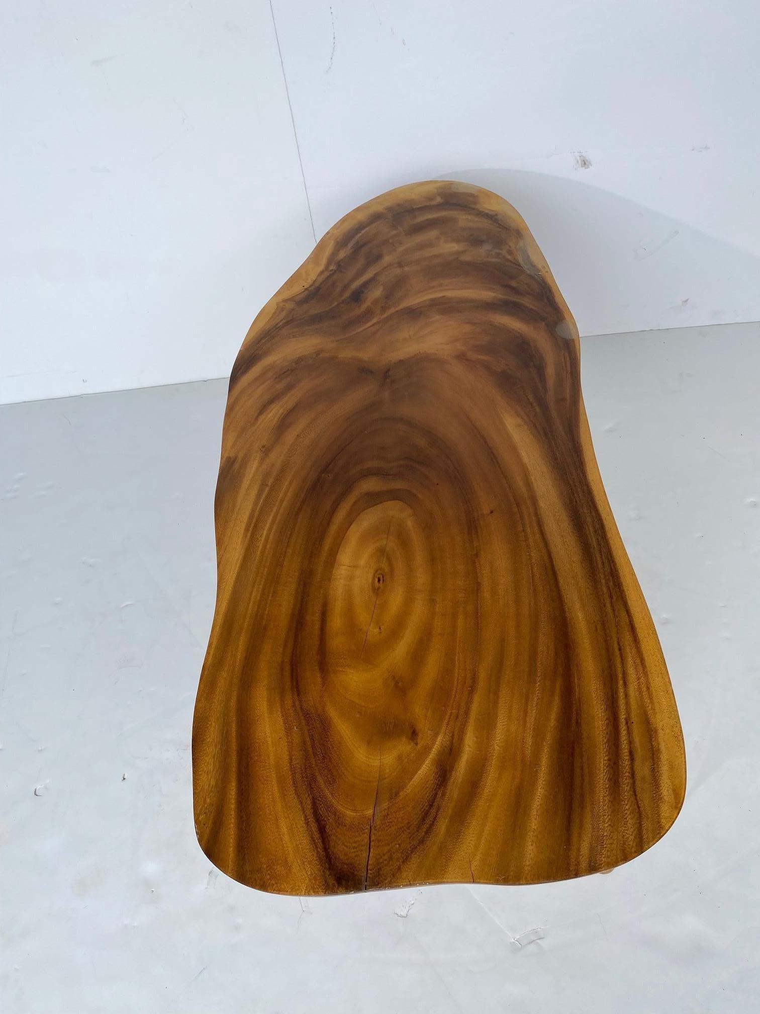 Américain Table basse en bois de Koa hawaïen en vente