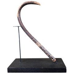 Rare Antique Massage Stick with Display Stand