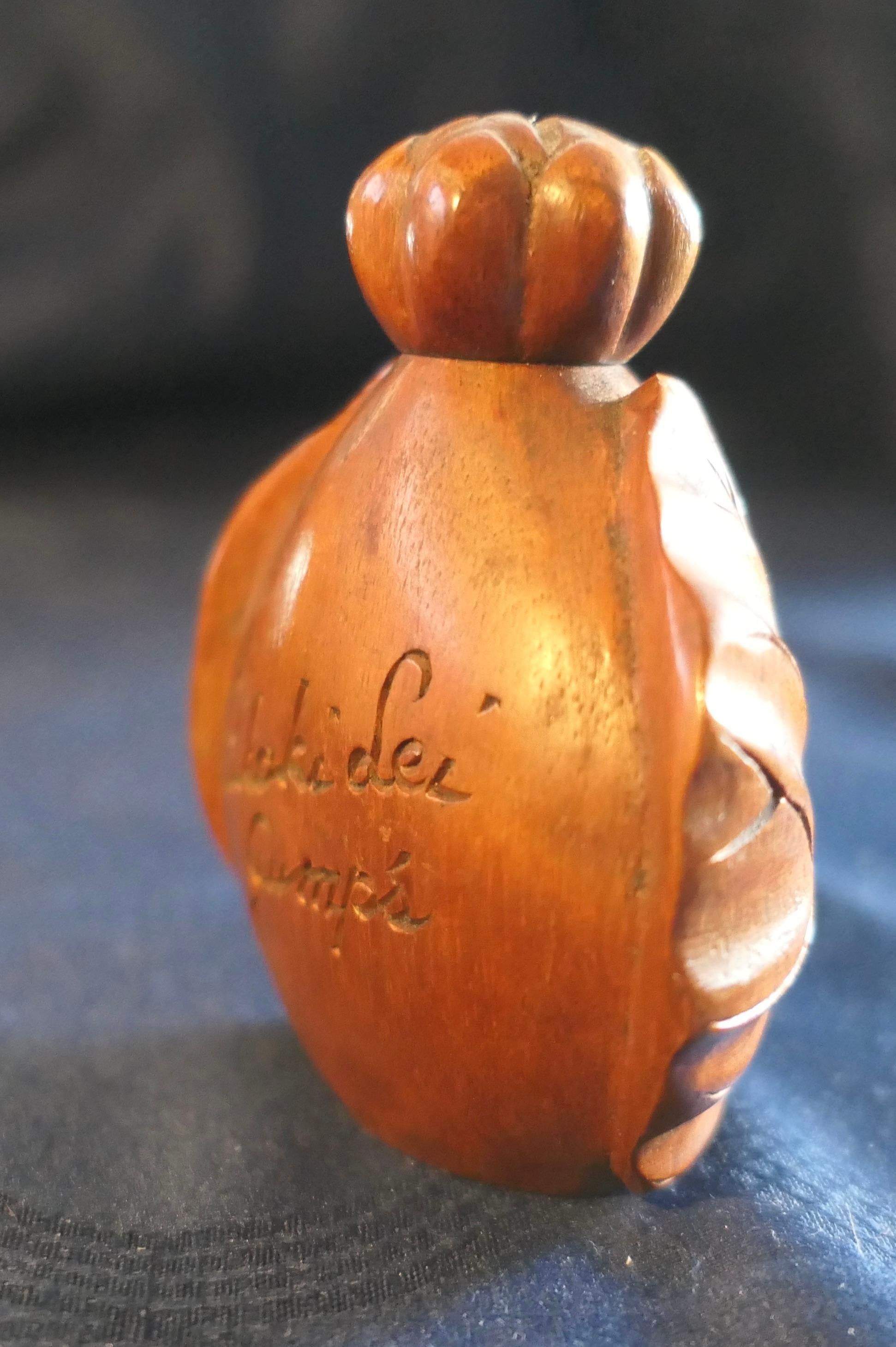Fruitwood  Hawaiian Pikake Perfume Bottle from S&G Gump and Co   