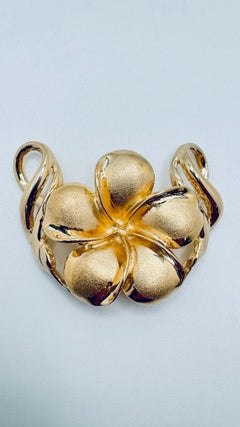 Hawaiian Plumeria Flower Pendant