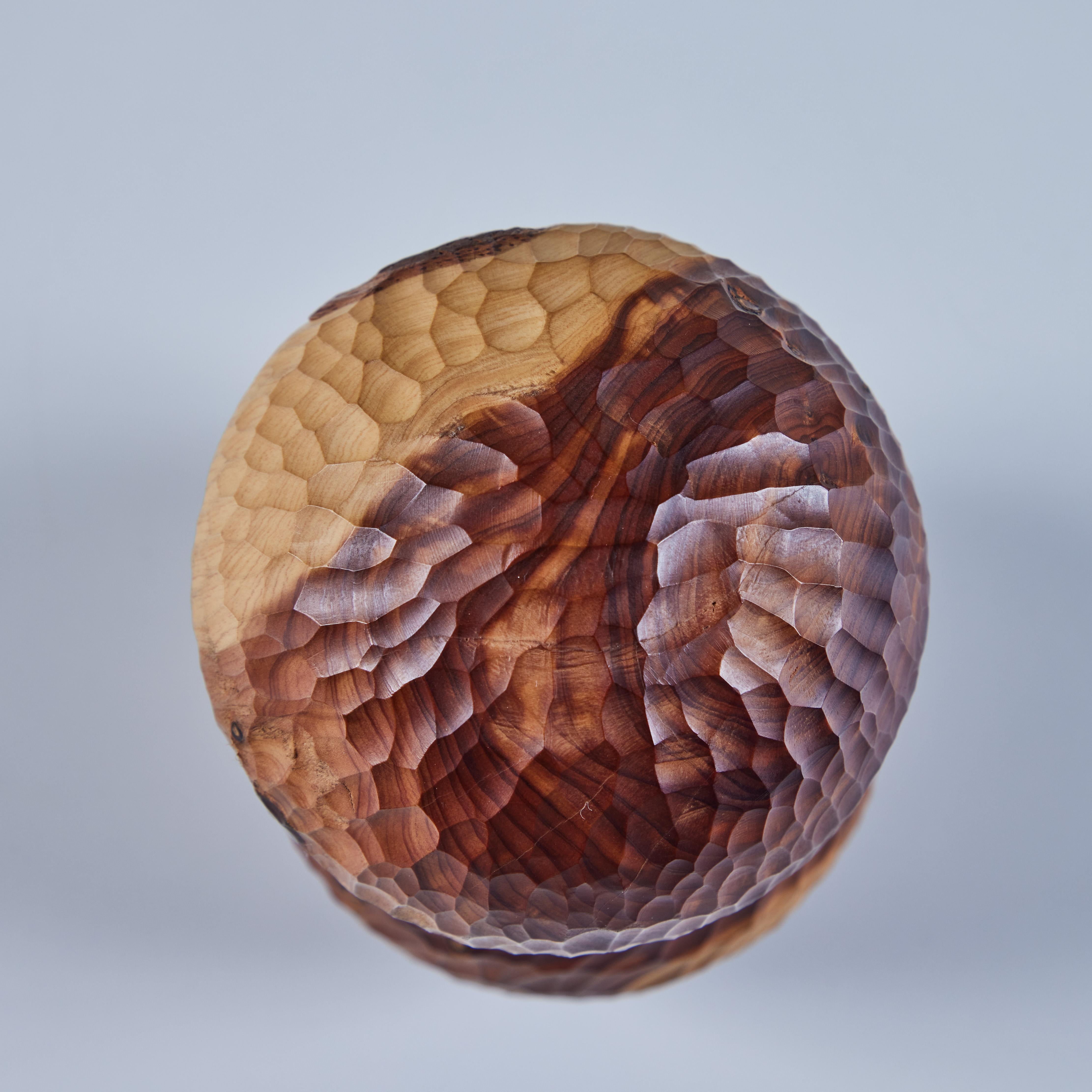 Hawk & Stone Juniper Carved Double Ball For Sale 3