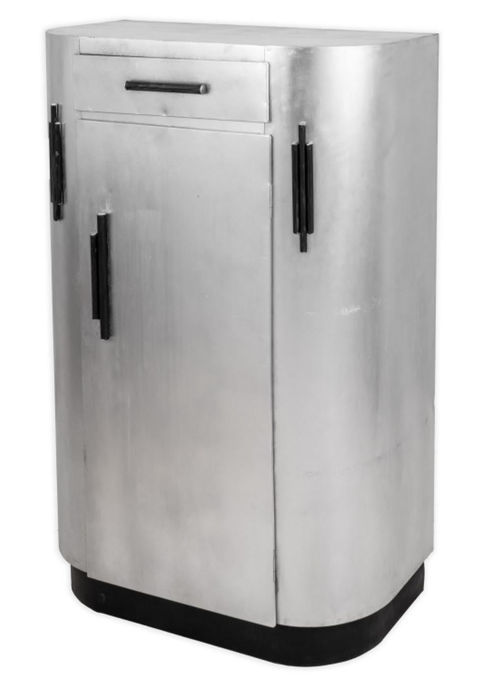 Hawker Aircraft Ltd. Aluminum Cabinet, ca. 1940 In Good Condition For Sale In Astoria, NY