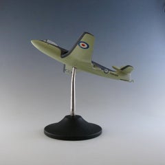 Hawker Sea Hawk Model Military Jet Airplane, circa 1950